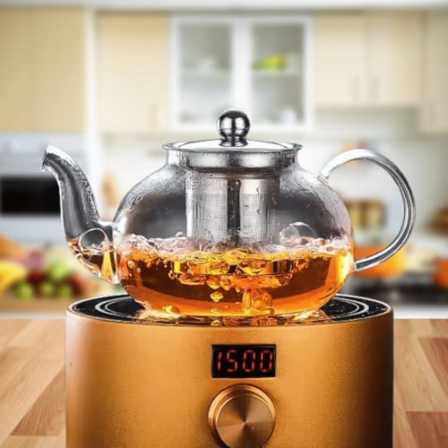 20 oz 600ml Small Clear Glass  - Loose Leaf Tea Infuser review and price