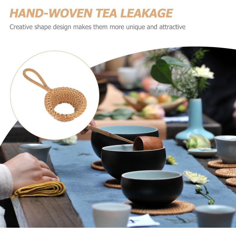 Rattan Tea Strainer Handmade T - Loose Leaf Tea Infuser review and price