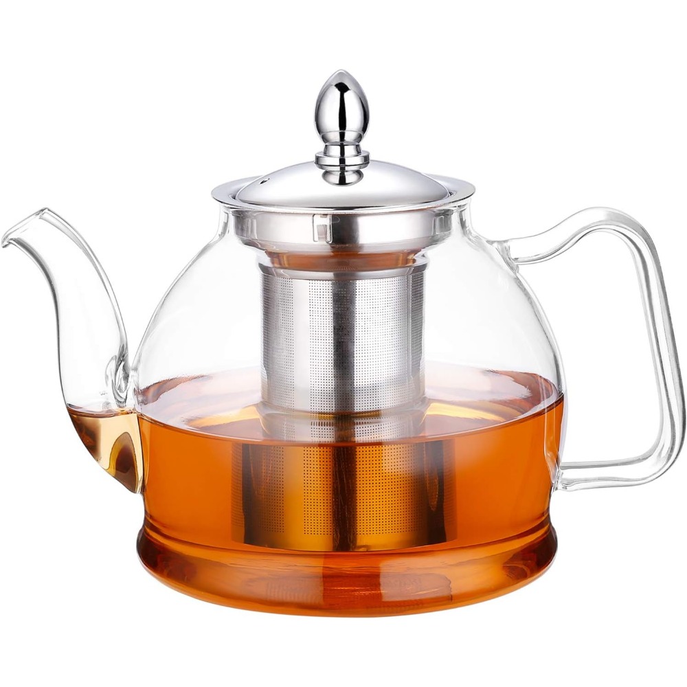 1000ml Glass Teapot with Remov - Loose Leaf Tea Infuser review and price